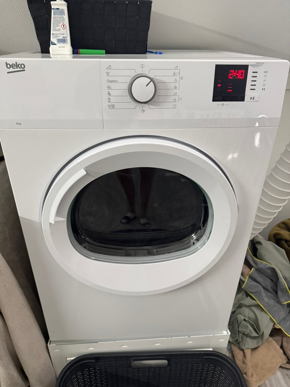 Nette Beko droger, Witgoed en Apparatuur, Wasdrogers, Ophalen, 6 tot 8 kg, Luchtafvoer, Zo goed als nieuw