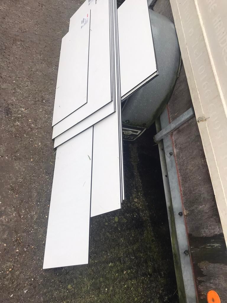 Trespa,hpl,betonplex, Doe-het-zelf en Verbouw, Platen en Panelen, Ophalen, Zo goed als nieuw, HPL, Minder dan 20 mm