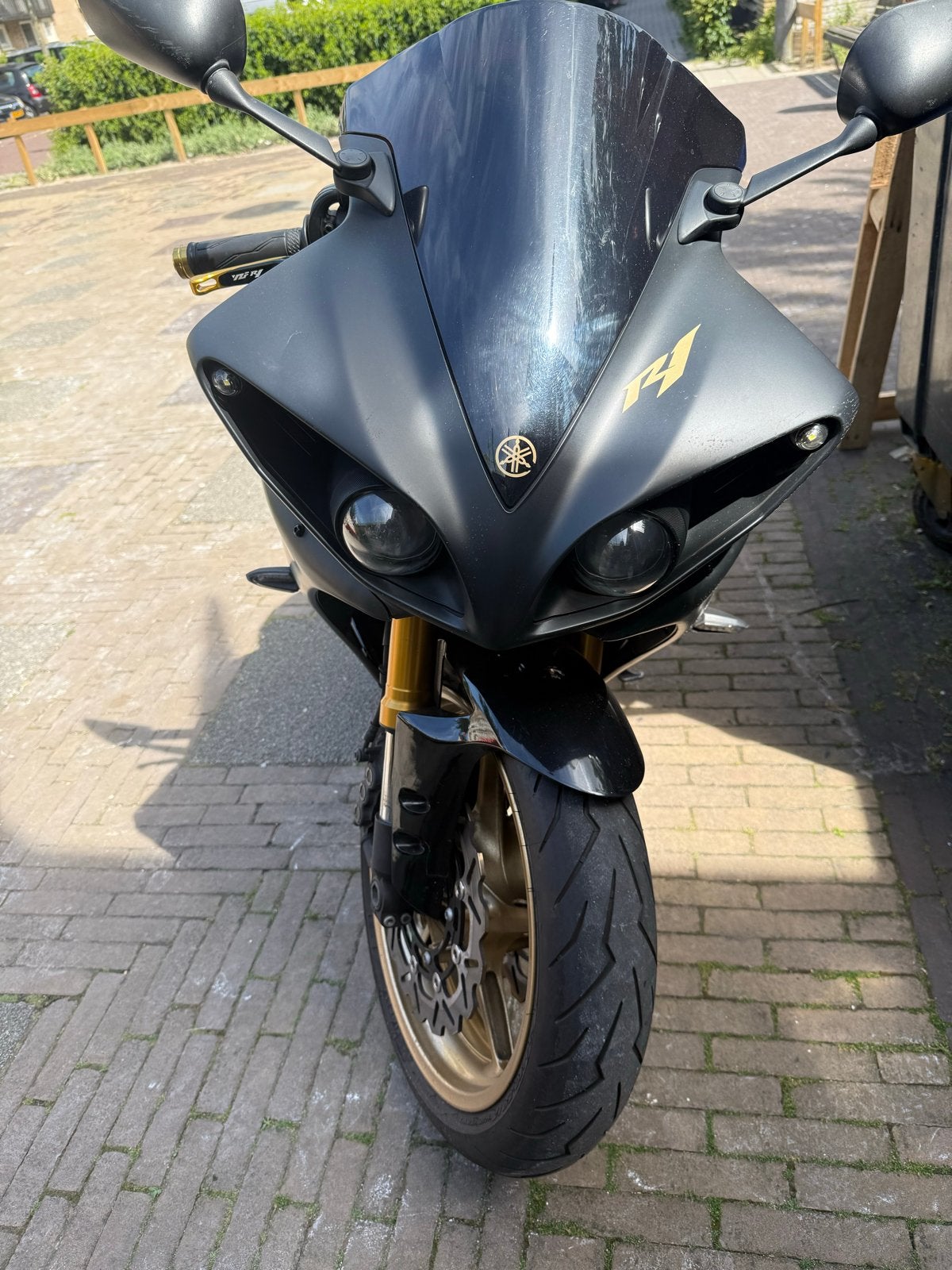 Yamaha YZF-R1 - Sportieve motor met Akrapovic uitlaat, Motoren, Sportuitlaat, Gebruikt, Super Sport, Particulier