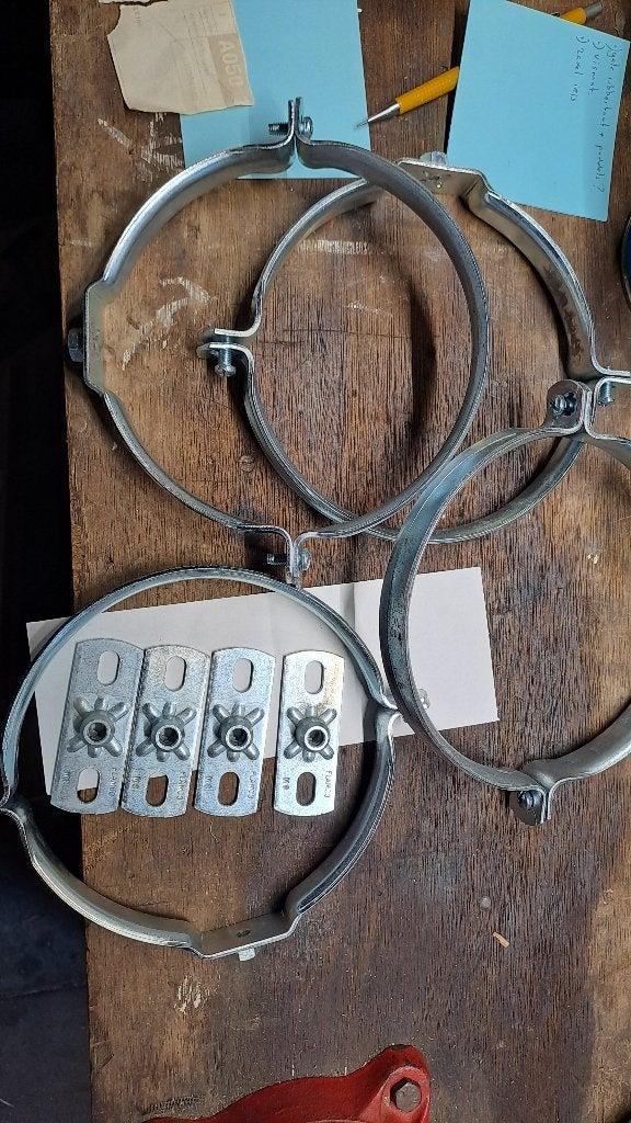 beugels voor buis 160mm, Ophalen of Verzenden, Zo goed als nieuw, 100 tot 250 mm, Overige typen