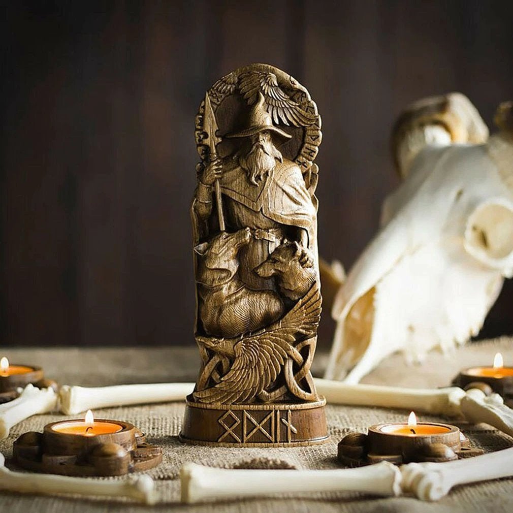 Odin Noorse God Beeld Noorwegen Religie Beeldje Kennis, Verzenden, Nieuw, Religie