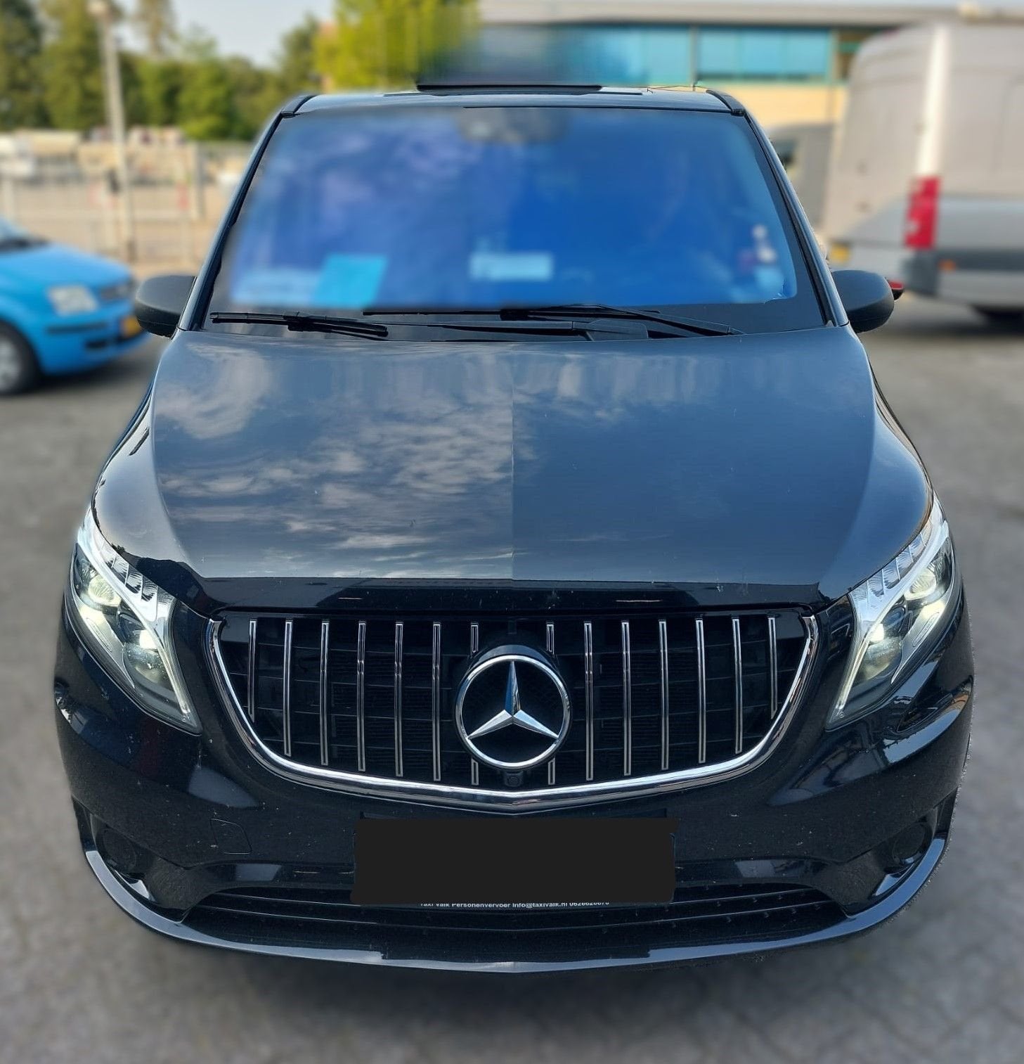 AMG grill zwart - chrome Mercedes Vito 2014 - 2019, Ophalen of Verzenden, -, -, -