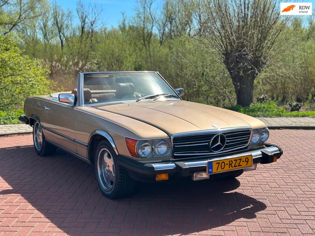 Mercedes-Benz SL-klasse 380 SL AIRCO/CRUISE/AUTMAAT/TOP!, Auto's, Mercedes-Benz, Achterwielaandrijving, Bedrijf, 2 stoelen, 1500 kg