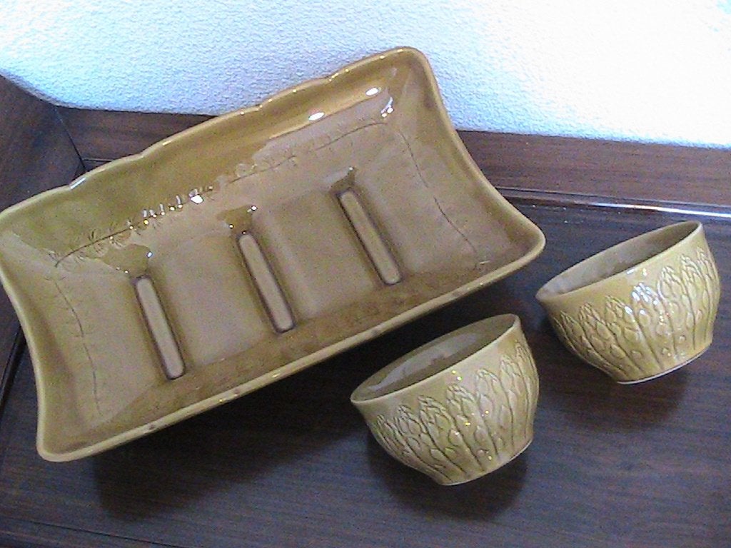 Asperge schaal Gien, Antiek en Kunst, Ophalen of Verzenden