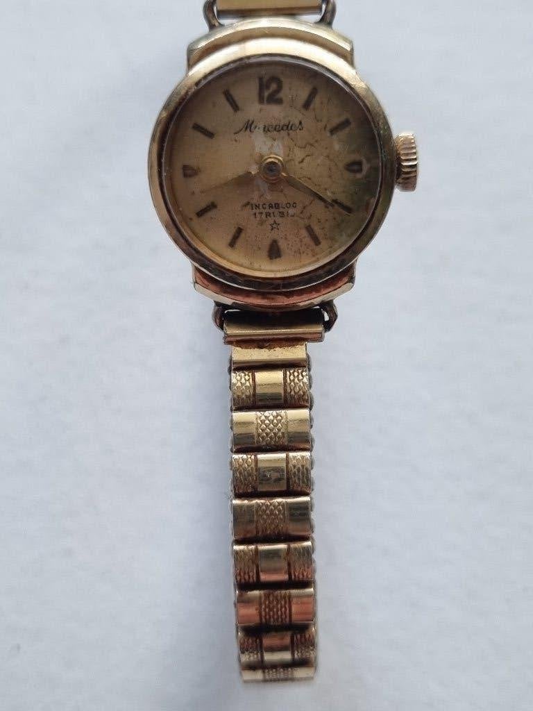 mercedes rolled gold horloge 20 microns, Ophalen of Verzenden, Overige merken