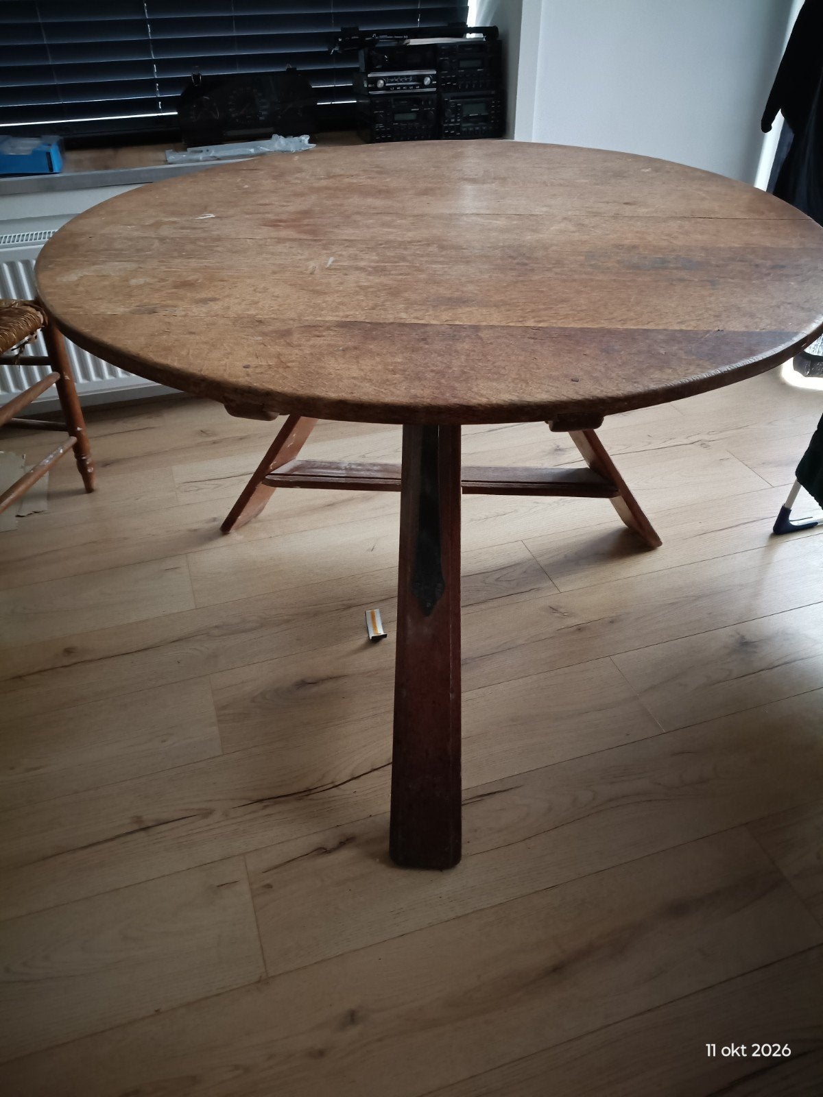 eettafel rond, Ophalen, Gebruikt, Rond, Vier personen