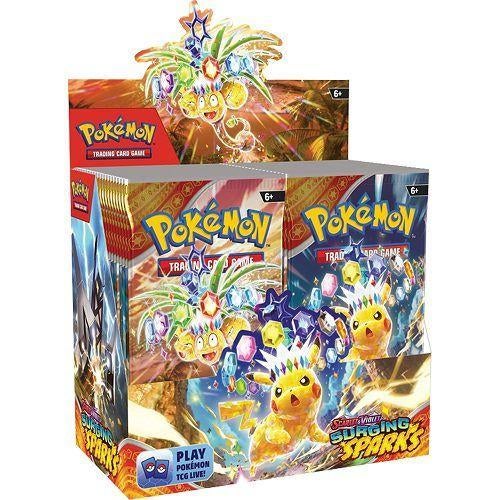 Pokémon Surging Sparks Booster Box 36 Packs, Ophalen of Verzenden, Nieuw, Boosterbox, Foil