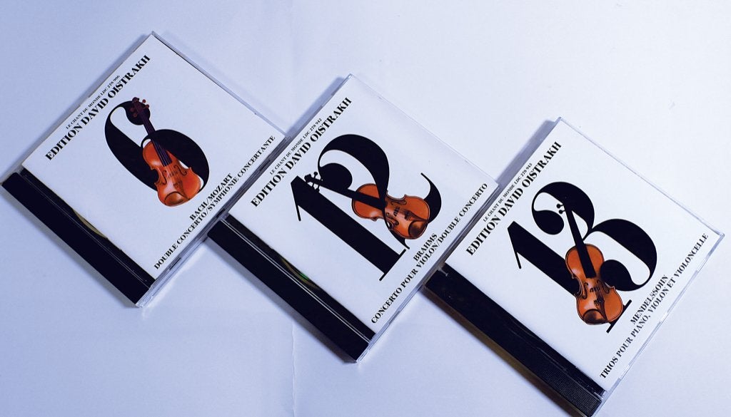 3 CD Edition David Oistrakh Chant du Monde 6 12 13 zeldzaam, Ophalen of Verzenden, Zo goed als nieuw, Eerste persing, Classicisme