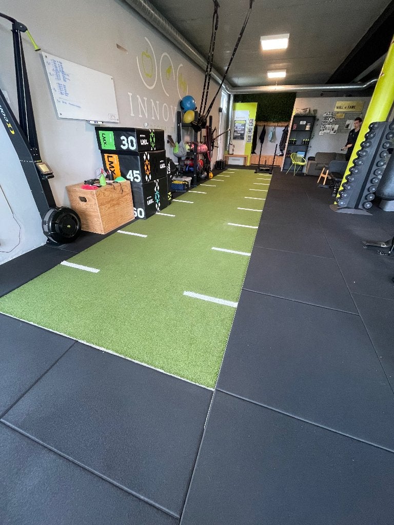 Kunstgras fitnessvloer 20 m², Ophalen, Gebruikt, 20 m² of meer, Kunstgras