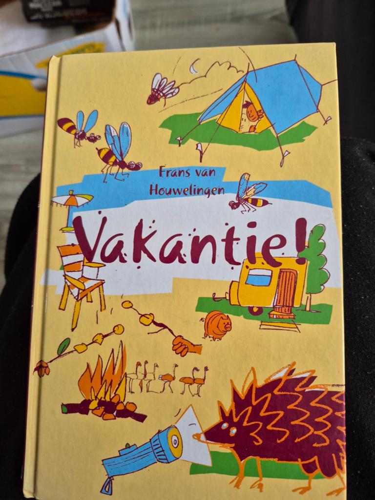 Vakantie! - Frans van Houwelingen (Kinderboek), Ophalen of Verzenden, Zo goed als nieuw, Frans van Houwelingen, Fictie algemeen