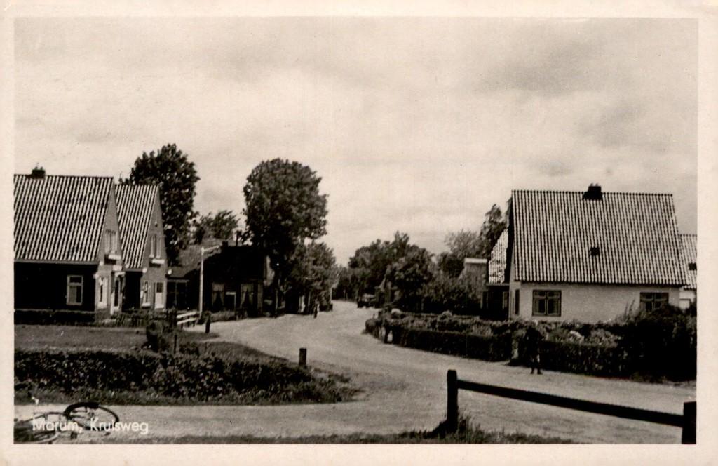 Marum Kruisweg # 191, Verzenden, 1940 tot 1960, Gelopen, Groningen