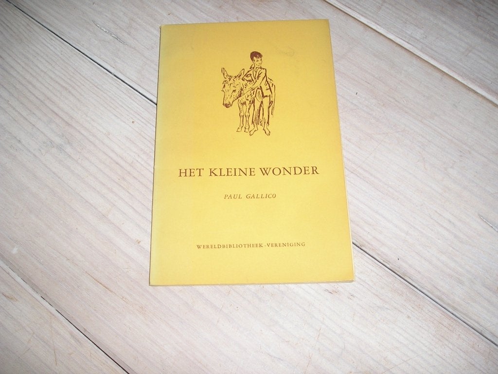 Paul Gallico - Het kleine wonder, Boeken, Ophalen of Verzenden, Gelezen, Paul Gallico