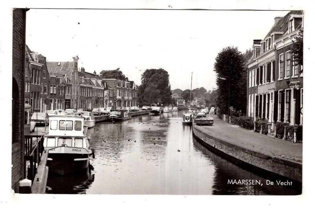 Maarssen  Langegracht Vecht, Verzenden, 1940 tot 1960, Ongelopen, Utrecht