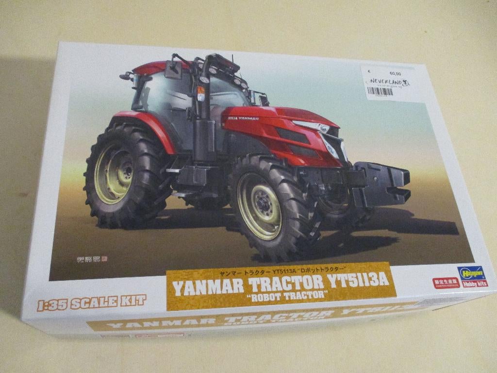 Hasegawa Yanmar tractor YT5113A, Overige merken, 1:32 tot 1:50, Overige typen, Nieuw