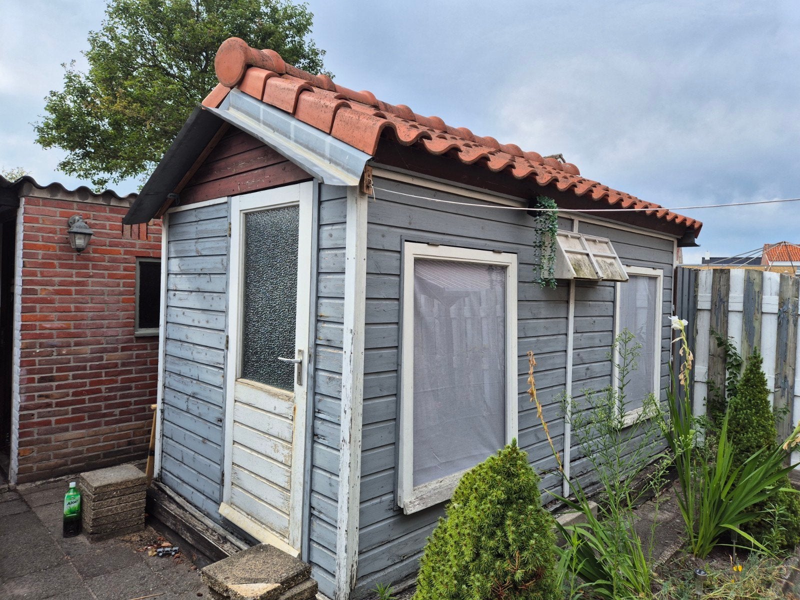 Houten schuur met pannendak, Tuin en Terras, Ophalen, Gebruikt, Schuur