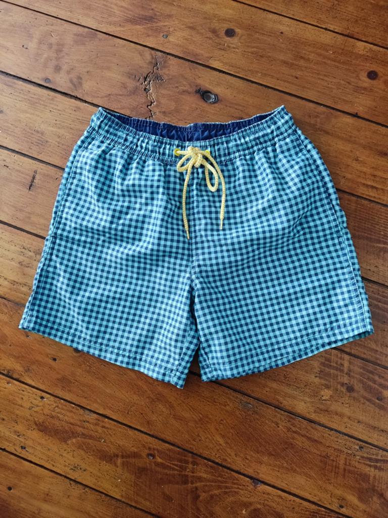 Blauwe geruite zwemshort maat S Hema, Kleding | Heren, Badmode en Zwemkleding, Hema, Blauw, Ophalen of Verzenden, Zwemshort