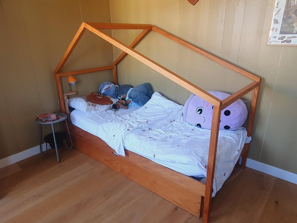 Kinderbed, Ophalen, Gebruikt, 70 tot 85 cm, Lattenbodem