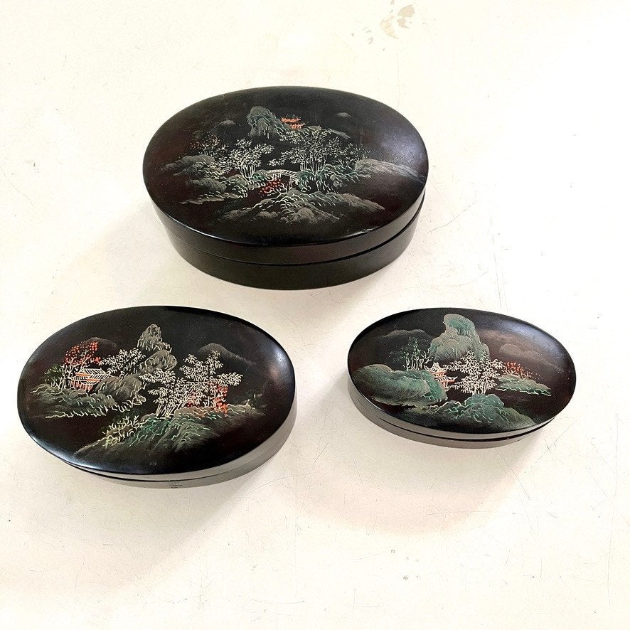 Set ovale doosjes, Ophalen of Verzenden