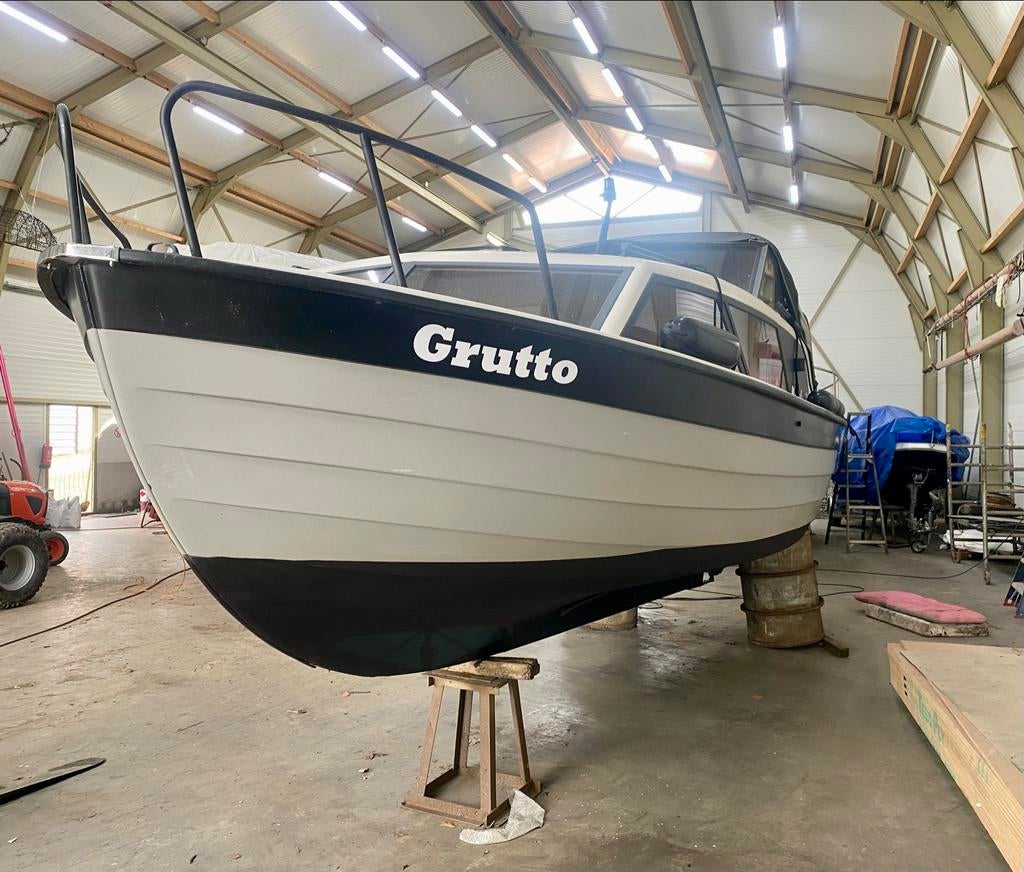 Nidelv 24 Spitsgatter vaarklaar en recent opgeknapt, Watersport en Boten, Ophalen, Gebruikt, Binnenboordmotor, Diesel