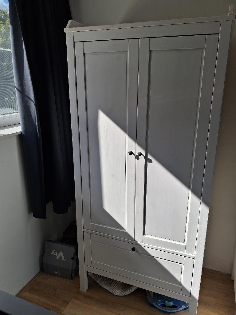 Ikea Sundvik kledingkast kind wit, Ophalen, Gebruikt, Kast, 50 tot 70 cm
