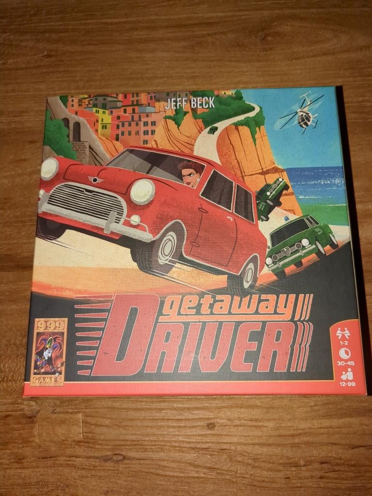 Getaway Driver Bordspel - Jeff Beck - 999 Games, Een of twee spelers, Ophalen of Verzenden, Zo goed als nieuw, 999 Games
