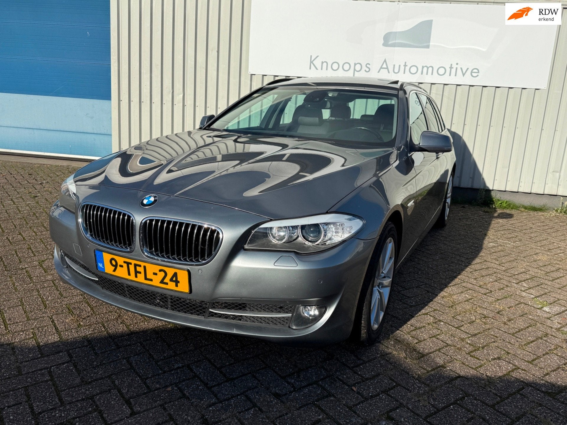 BMW 5-serie Touring 530xd High Executive Full Optie, Auto's, Automaat, Euro 5, Gebruikt, Zwart