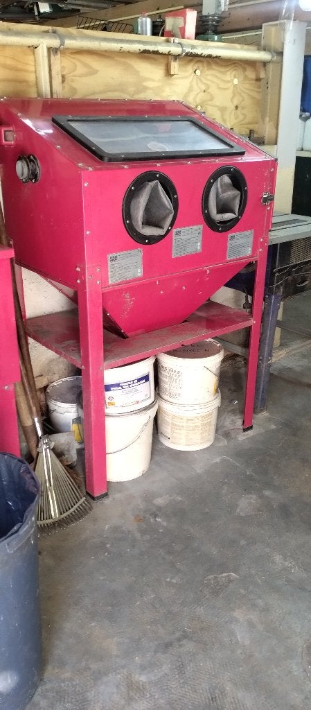 HBM Straalcabine, Doe-het-zelf en Verbouw, Gereedschap | Overige machines, Ophalen, Gebruikt