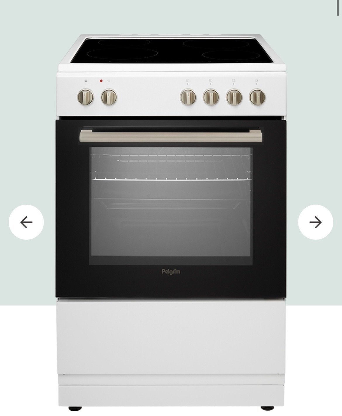 Pelgrim inductiefornuis met elektrisch oven Nieuw Ongebruikt, Witgoed en Apparatuur, Ophalen, 60 cm of meer, Keramisch, Nieuw