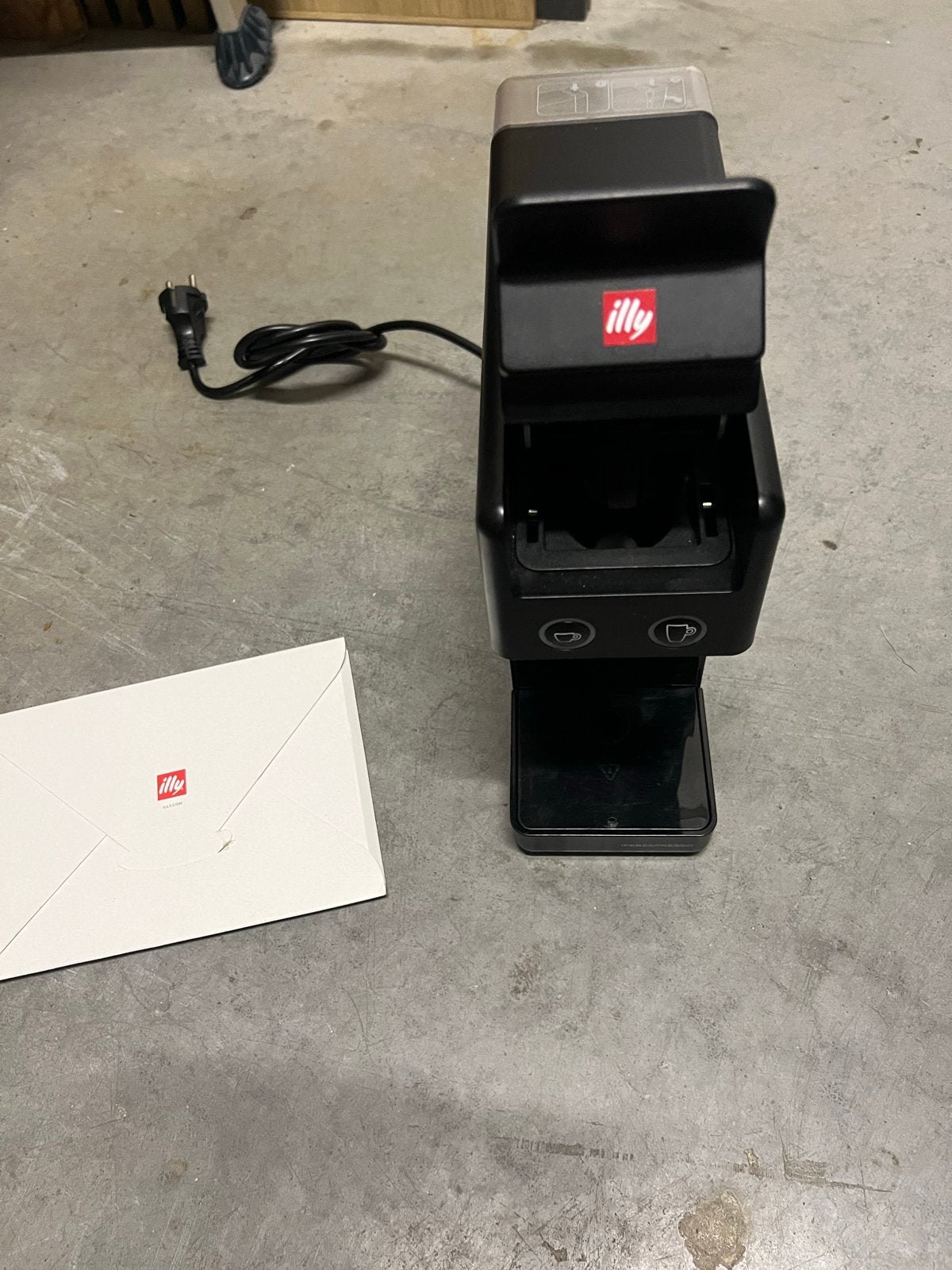 Illy Iperespresso koffiemachine - Zwart, Ophalen, Koffiepads en cups, Gebruikt, Espresso apparaat