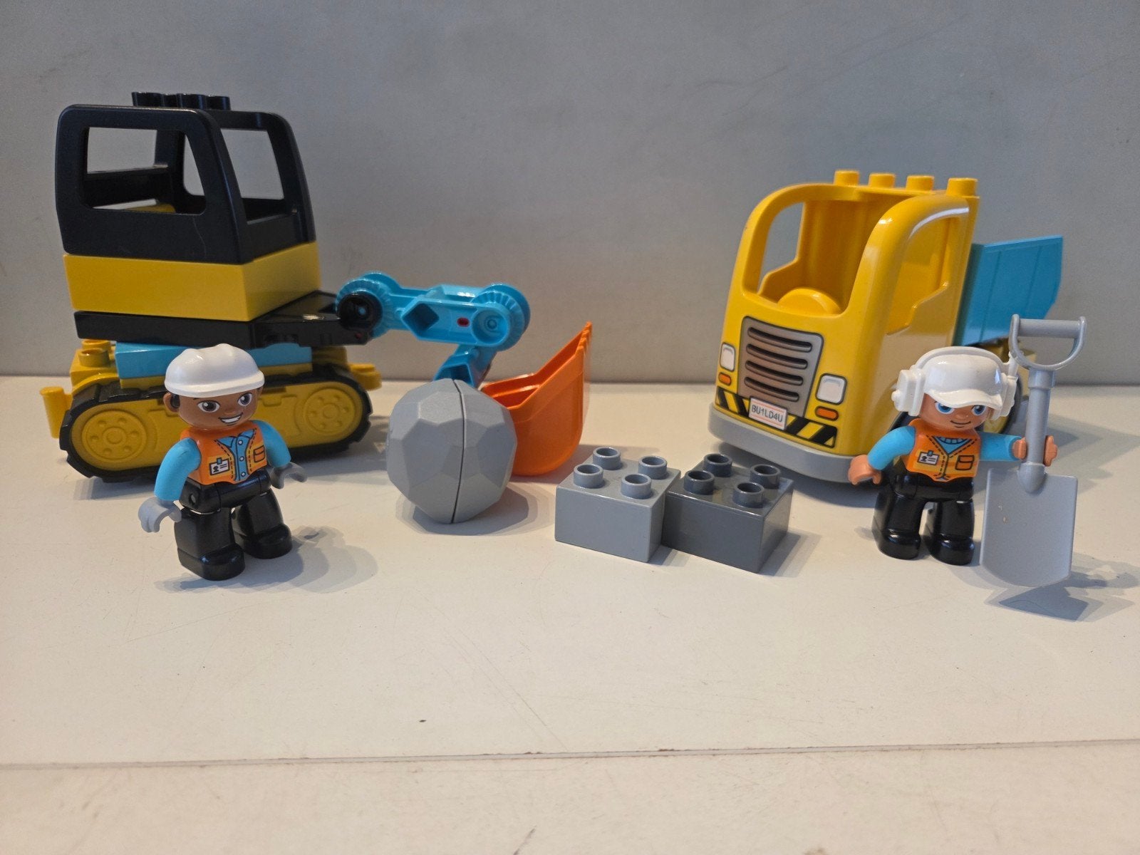 LEGO Duplo 10812 Rupsbandgraafmachine met bouwinstructie, Ophalen of Verzenden, Zo goed als nieuw