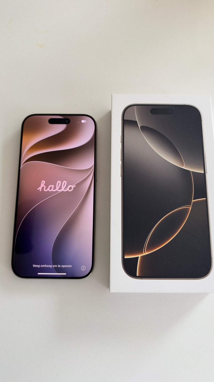iPhone 16 pro Natural Titanium, IPhone 16 Pro, Ophalen of Verzenden, Zonder simlock, Zonder abonnement