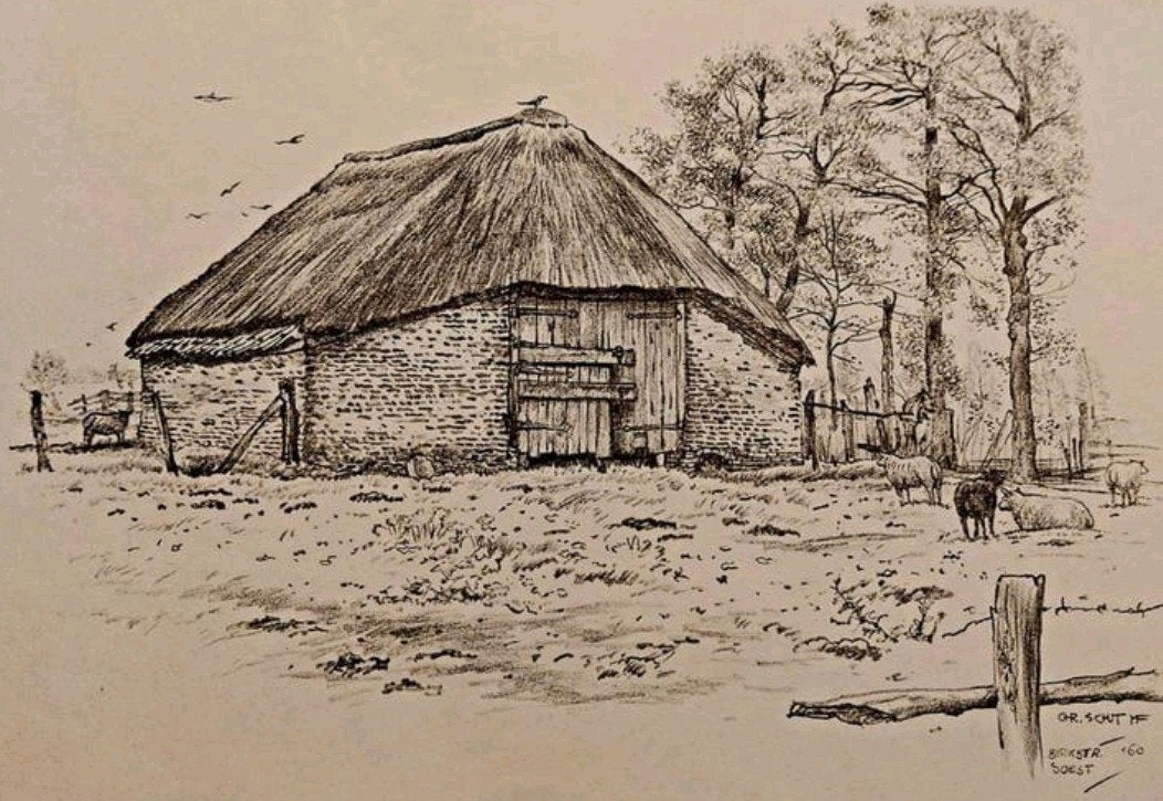 Soest ... Schaapskooi aan de Brinkstraat ..., Ophalen of Verzenden