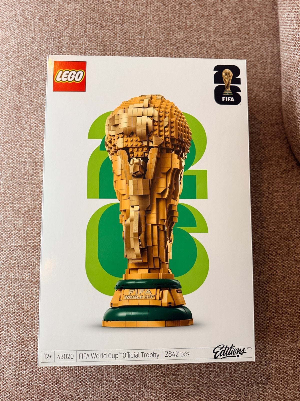 LEGO FIFA World Cup Trofee 43020 - Zo goed als nieuw, Ophalen, Zo goed als nieuw