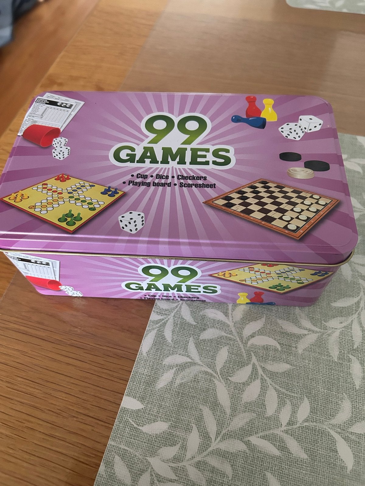 99 Games Spelcollectie in blik - Diverse bordspellen, Een of twee spelers, Ophalen of Verzenden, Nieuw, Reisspel