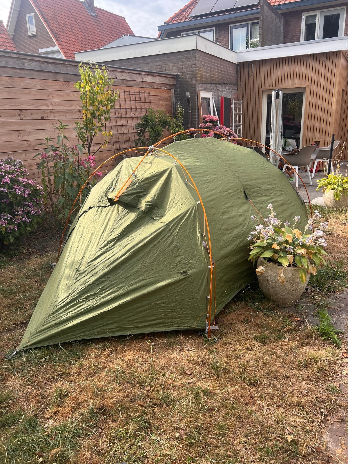 Vaude Terraquattro 3-persoons tent - snel op te zetten, Ophalen, Gebruikt, Tot en met 3