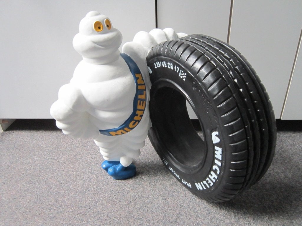 MICHELIN POP MET AUTOBAND, Verzamelen, Merken en Reclamevoorwerpen, Ophalen, Zo goed als nieuw, Overige typen