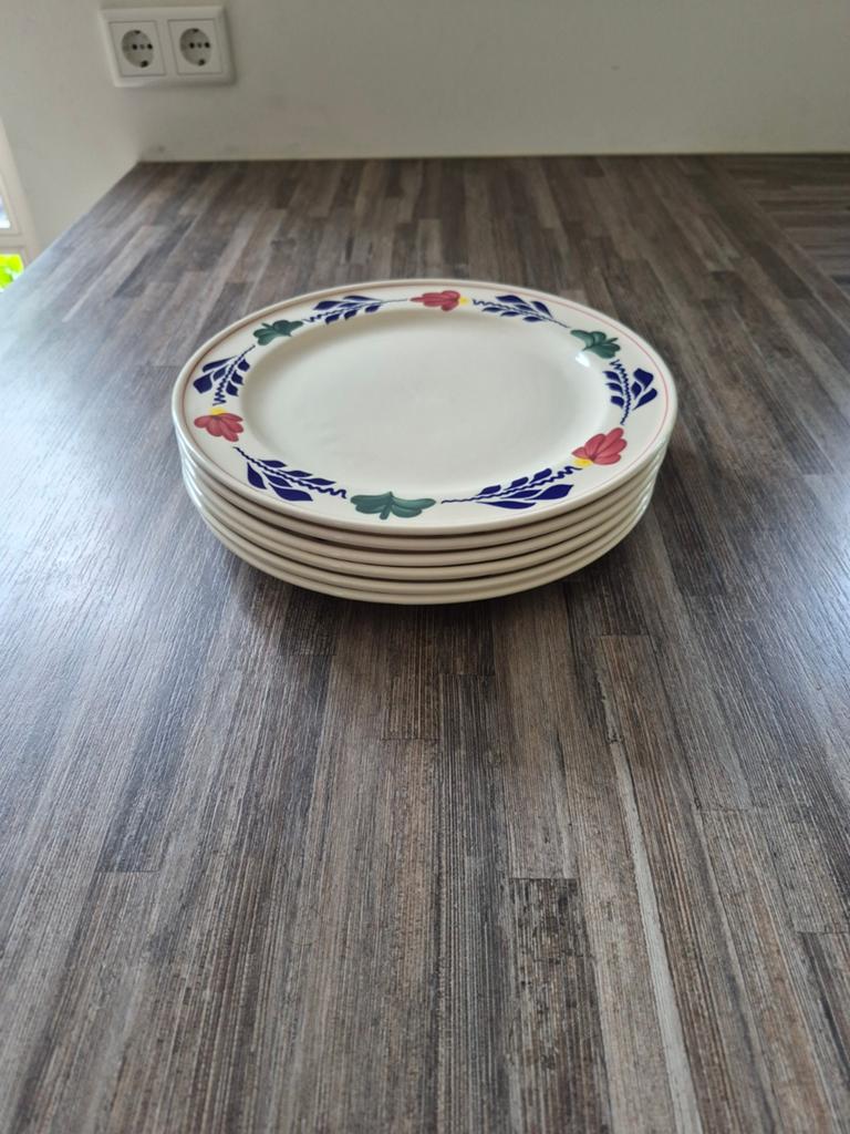 Boerenbont DINER borden (6 stuks) / prijs per stuk, Nieuw, Ophalen of Verzenden, Bord(en), Aardewerk