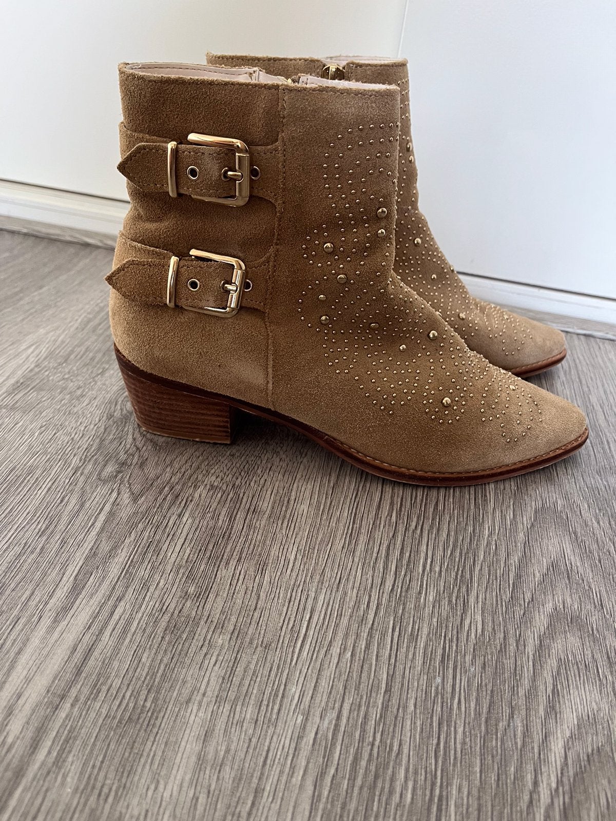 Zara beige laarsjes maat 39, Ophalen of Verzenden, Zo goed als nieuw, Beige