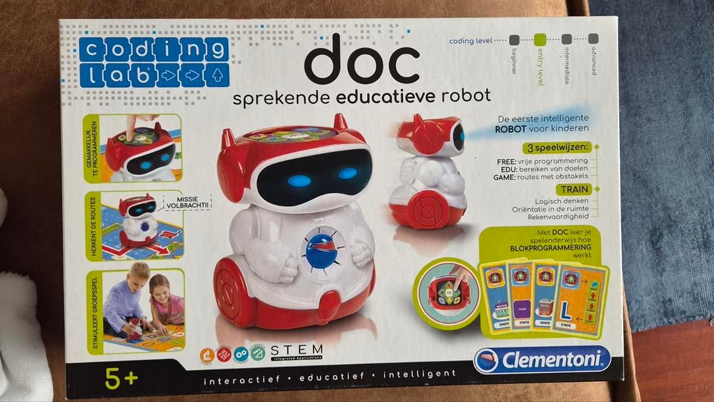 Clementoni Doc Spraakgestuurde Educatieve Robot, Kinderen en Baby's, Speelgoed | Educatief en Creatief, Ophalen, Zo goed als nieuw