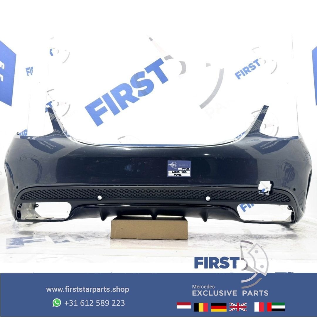 BUMPER W205 C63 AMG ACHTERBUMPER + DIFFUSER ZWART WIT GRIJS, Gebruikt, -, Ophalen of Verzenden, Achter