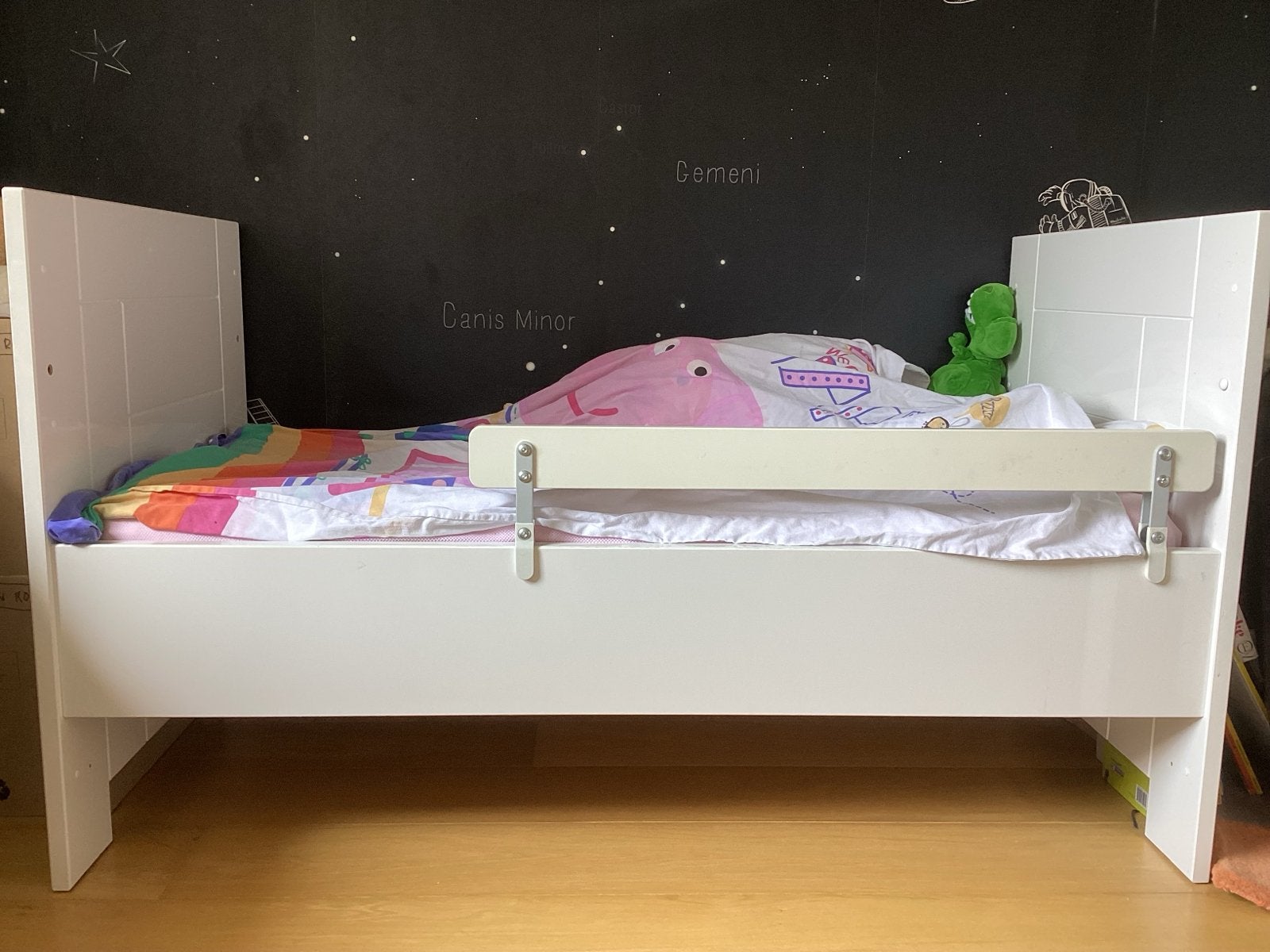 TEAB Bopita Manhatten peuterbed 70x140 met Aerosleep matras, Kinderen en Baby's, Gebruikt, Minder dan 140 cm, Minder dan 70 cm