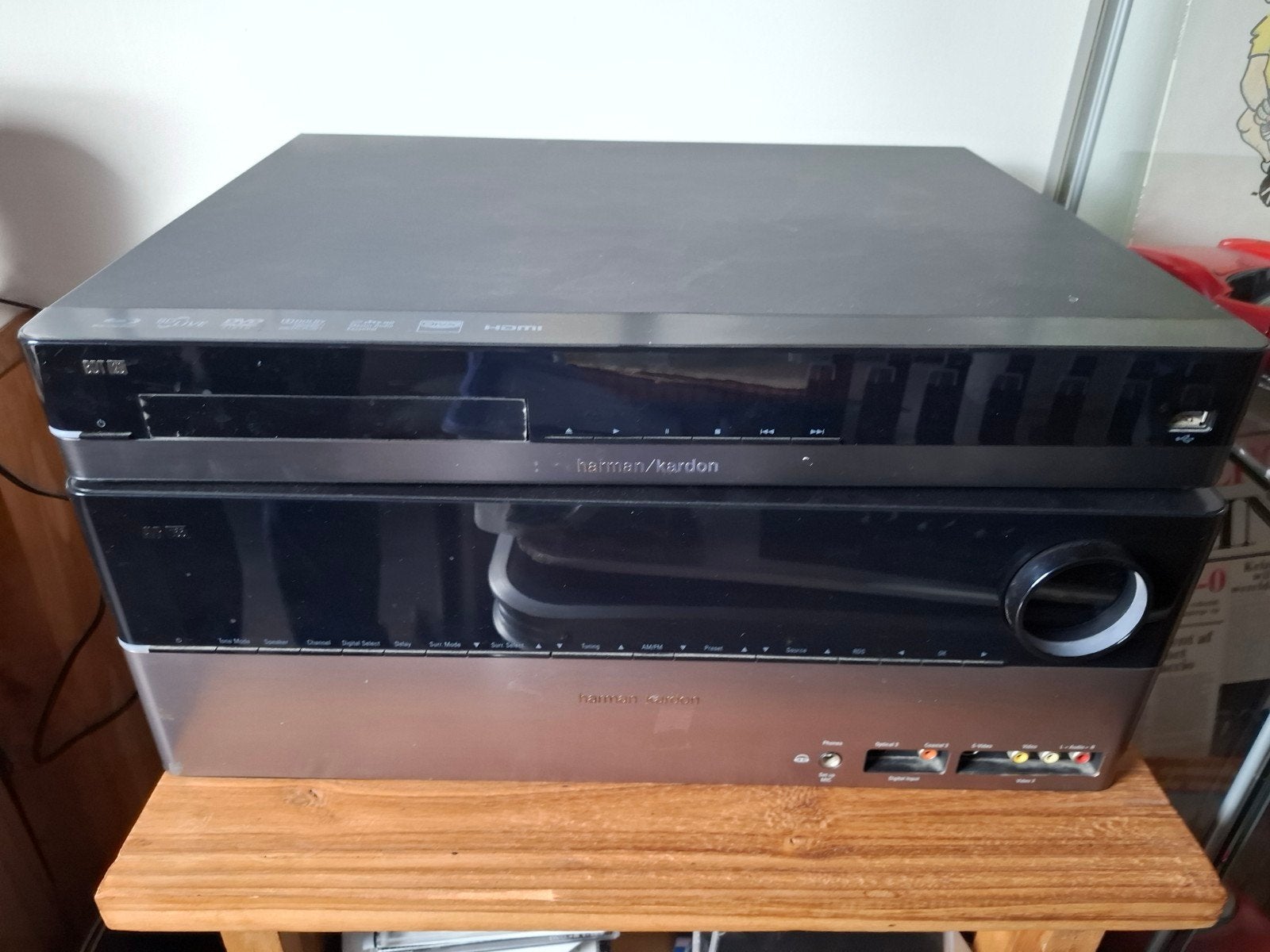 Harman cardon versterker + blu ray speler en 5.1 jbl boxen., Ophalen, Gebruikt, Philips