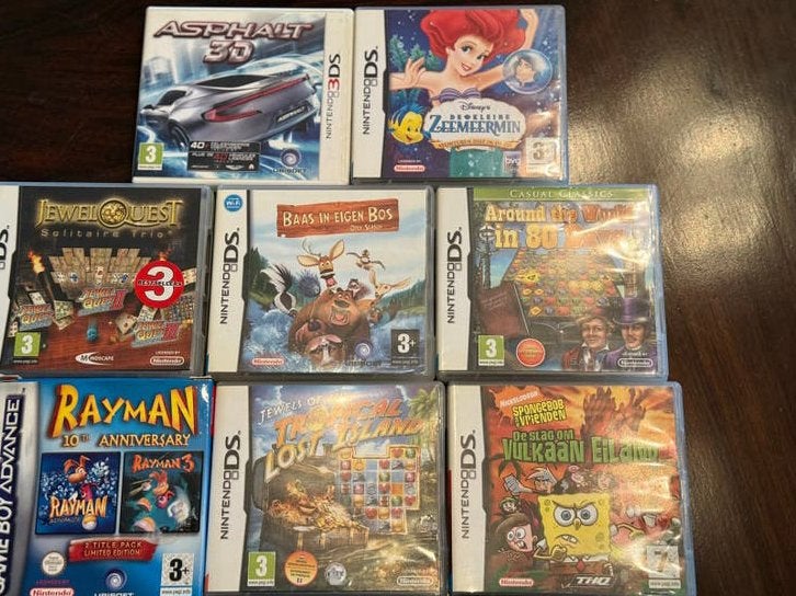 Nintendo DS en 3DS games - Diverse titels, Avontuur en Actie, Gebruikt, 1 speler, Ophalen of Verzenden