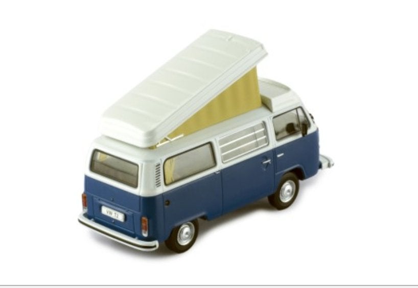 VOLKSWAGEN T2 Westfalia 1978 Blauw 1/43 IXO ref. CLC502N22, Hobby en Vrije tijd, Ophalen of Verzenden, Nieuw, Auto, Overige merken