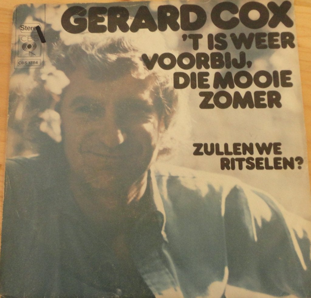 Gerard Cox > 't is weer voorbij die mooie zomer, Ophalen of Verzenden, Gebruikt, Nederlandstalig