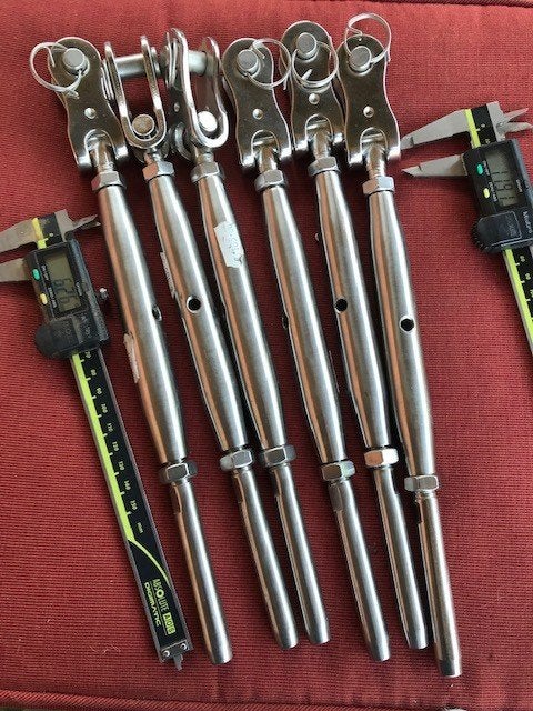 Spanners, toggle, ogen voor verstagingen, Ophalen of Verzenden, Nieuw, Tuigage en Masten, Zeilboot of Motorboot