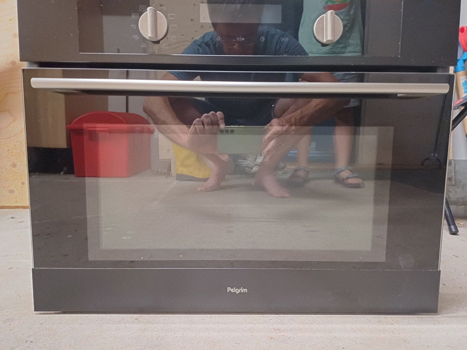 Pelgrim Combi-oven met magnetronfunctie - 45 cm nis, Ophalen, Minder dan 45 cm, Gebruikt, Pelgrim