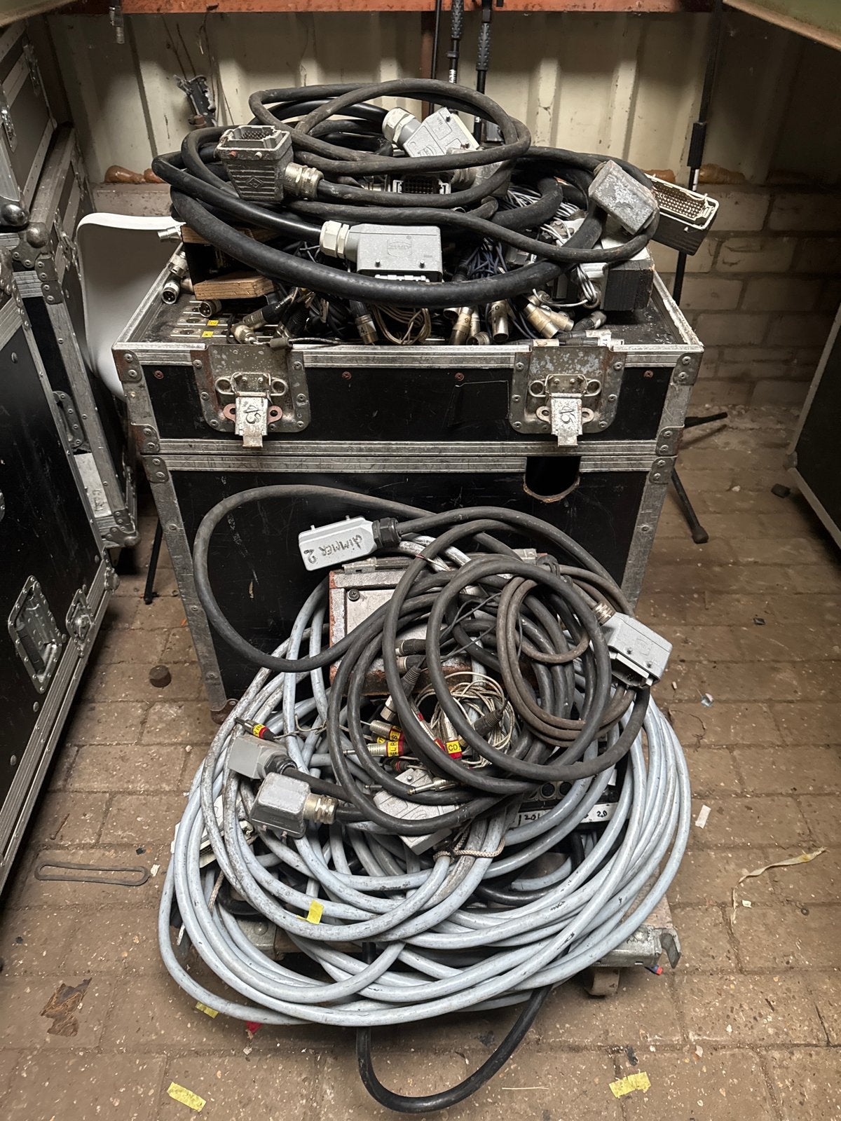 Stageblok 32 kanaals met Harting split en snakes, Ophalen of Verzenden, Gebruikt