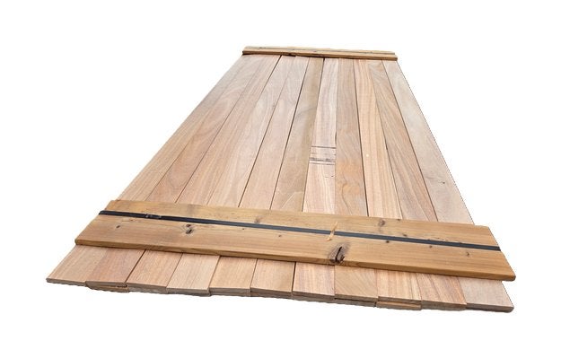 Meranti planken / latten 1.2x9.0 cm - nr: HP114