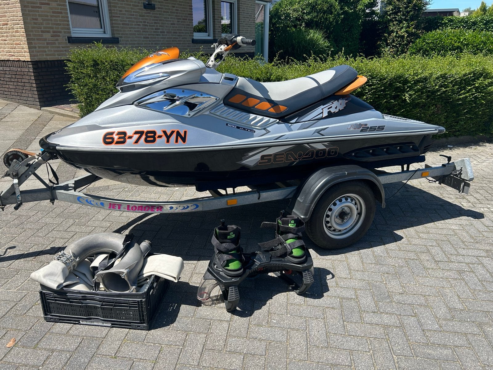 Complete Flyboard set met Sea-Doo RXP-X 255 (2009), Ophalen of Verzenden, Zo goed als nieuw, Benzine, 200 pk of meer